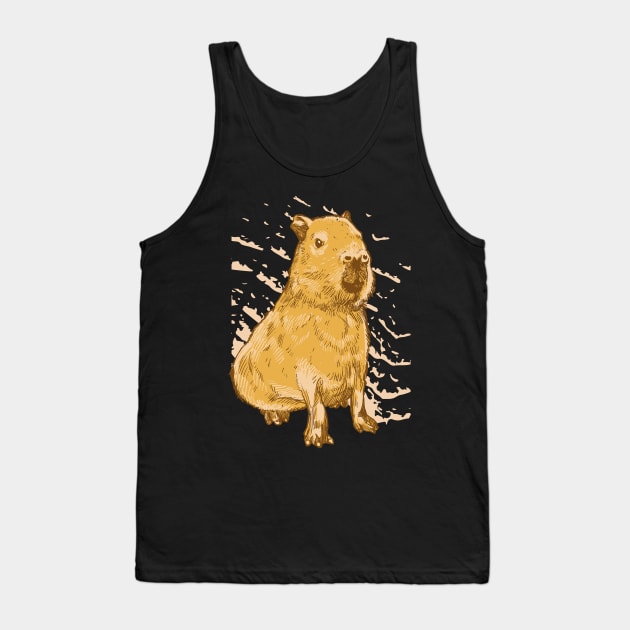 Capybara, Capybara Shirt, Capybara, Pig Water, Capybara T-Shirt, Capybara Love, Hydrochoerus Hydrochaeris, Guinea Pig Tank Top by Shadowbyte91